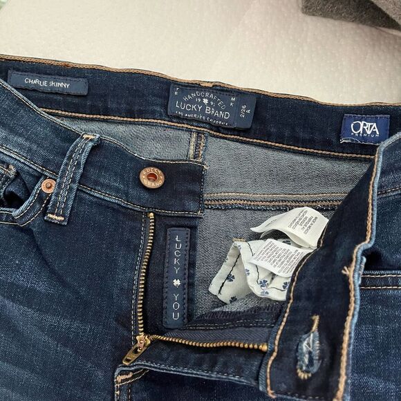 Lucky Brand Women's Skinny Jeans - Indigo - Picture 5 of 9